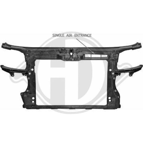 Face avant / support radiateur DIEDERICHS 1031003 pour AUDI — 1031003