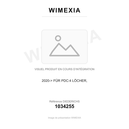 Pare-chocs DIEDERICHS 1034255 — 1034255