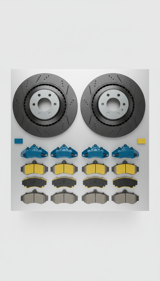 Kit disques de frein ventilés